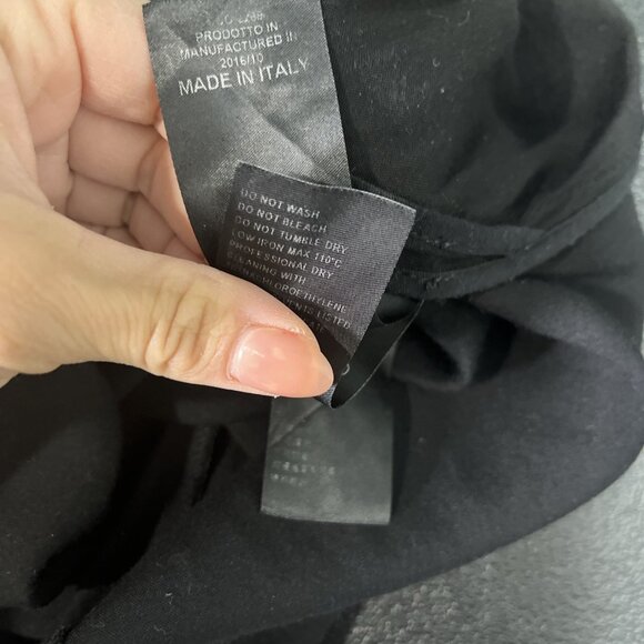 Vivienne Westwood Anglomania Midi Dress Sz 40 Black Drape Cocktail Evening 90s - Picture 8 of 11